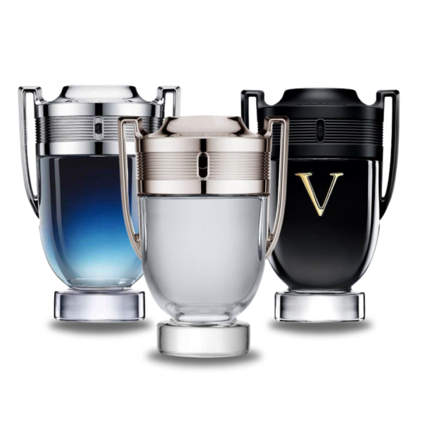 Pakje van 3 parfums: Paco Rabanne INVICTUS LEGEND, Paco Rabanne INVICTUS, Paco Rabanne INVICTUS VICTORY (Eau de Parfum)