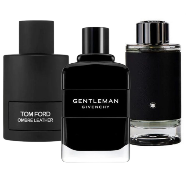 Pakje van 3 parfums: Tom Ford Ombre Leather, Givenchy Gentleman, Montblanc Explorer (Eau de Parfum)