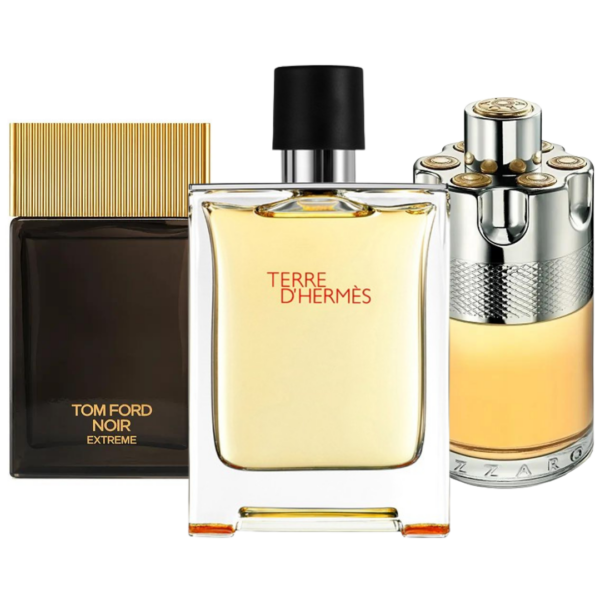 Pakje van 3 parfums: Terre d’Hermès, Azzaro Wanted, Tom Ford Noir Extreme (Eau de Parfum)